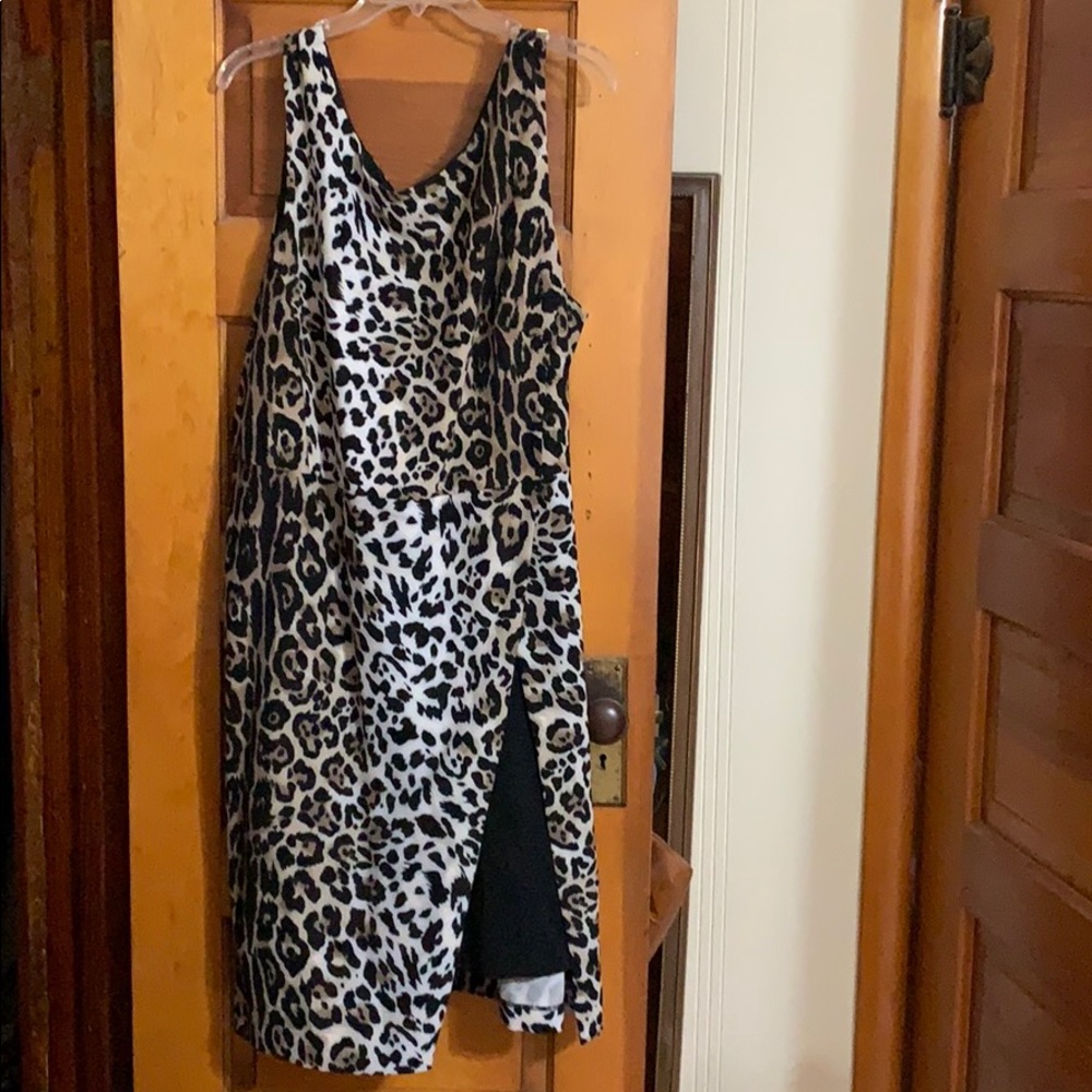 Animal print dress
